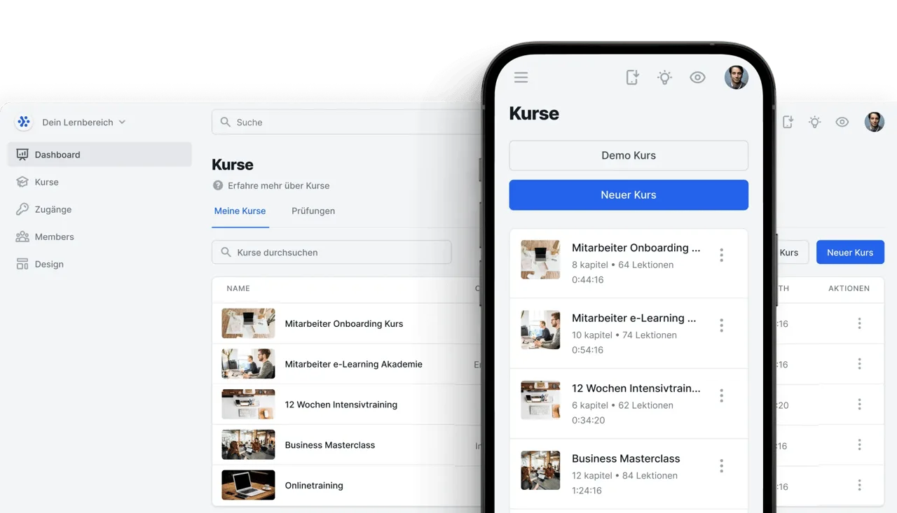 Digitale Schulungsplattform